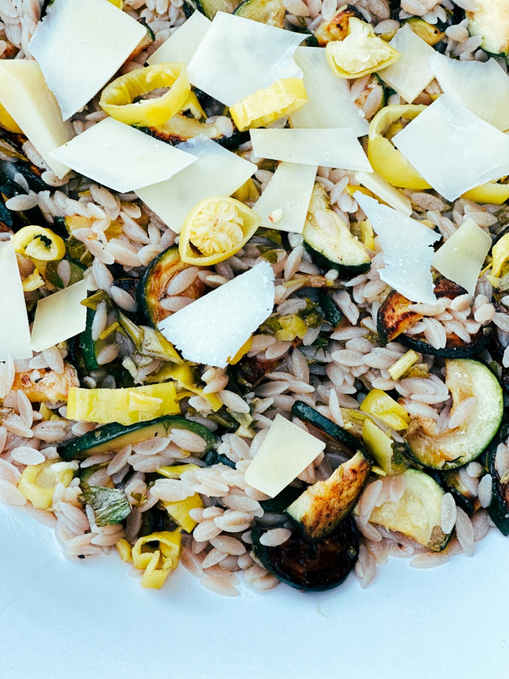 Pepperoncini Zucchini Orzo