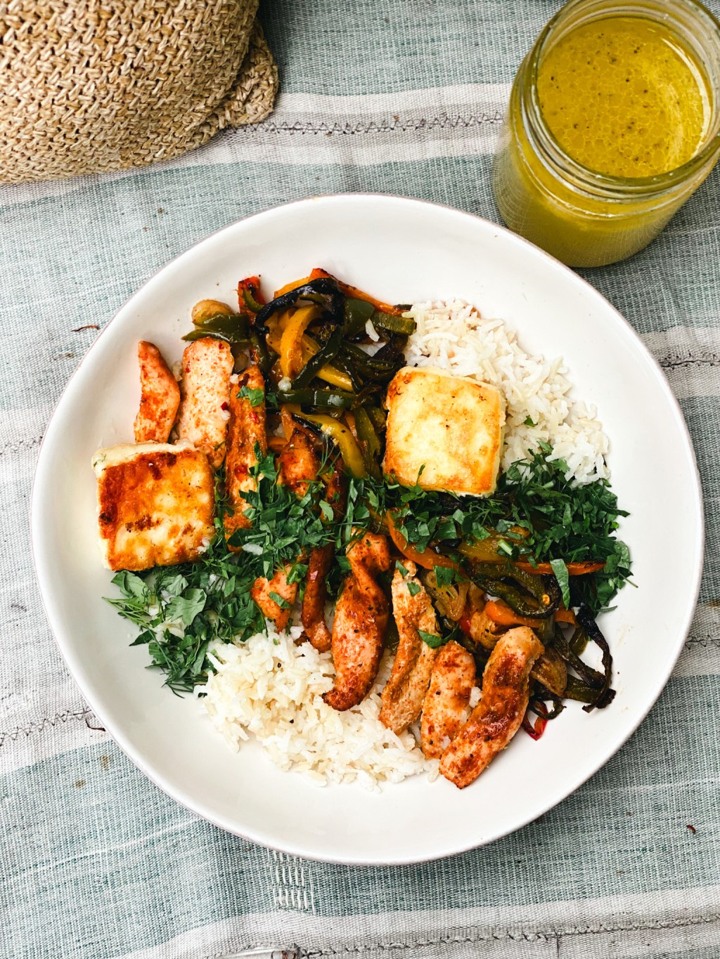 Lemon Chicken Feta Rice&nbsp;Bowls