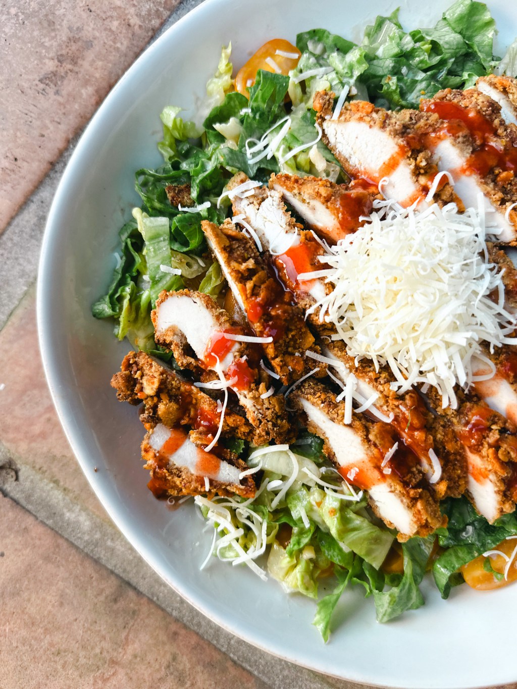 Yoshii’s Caesar Salad with Hot Crispy Cracker&nbsp;Chicken