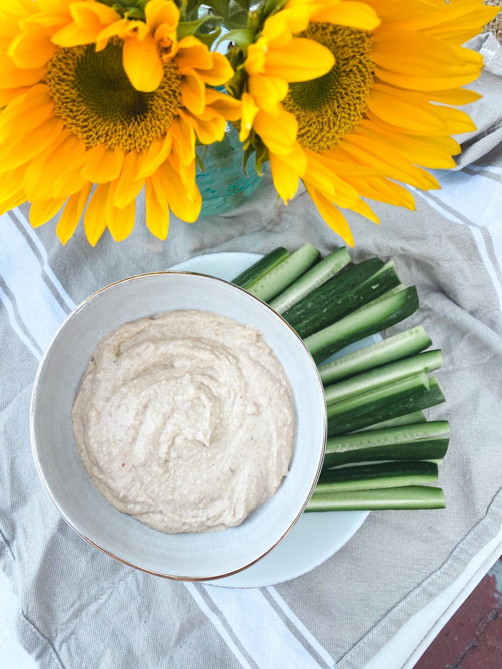 Healthier Homemade Hummus