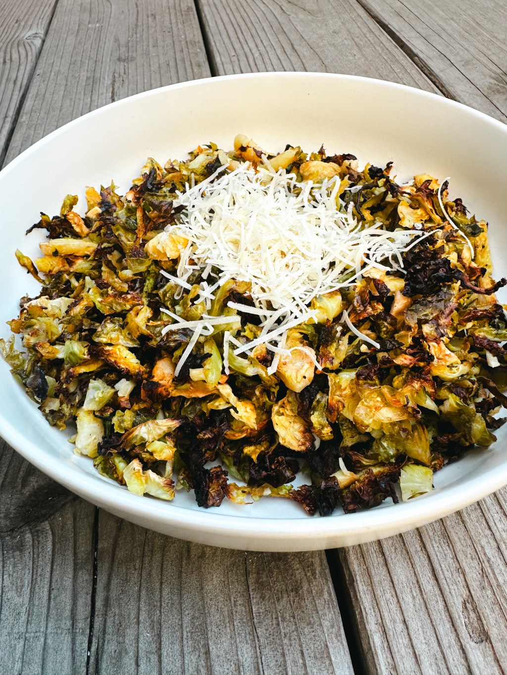 Crispy Garlic Shaved Brussel&nbsp;Sprouts